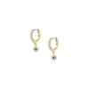 Boucles d’oreilles créoles en laiton Sutton Evil Eye Boucles d’oreilles créoles en laiton Sutton Evil Eye