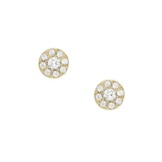 Boucles d&rsquo;oreilles Ellis All Stacked Up en acier inoxydable doré