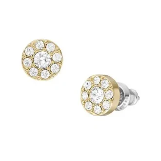 Boucles d&rsquo;oreilles Ellis All Stacked Up en acier inoxydable doré