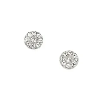 Boucles d&rsquo;oreilles Ellis Disc en acier inoxydable argenté