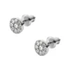 Boucles d’oreilles Ellis Disc en acier inoxydable argenté Boucles d’oreilles Ellis Disc en acier inoxydable argenté