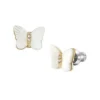 Boucles d’oreilles papillon Sutton Radiant Wings en nacre blanche Boucles d’oreilles papillon Sutton Radiant Wings en nacre blanche