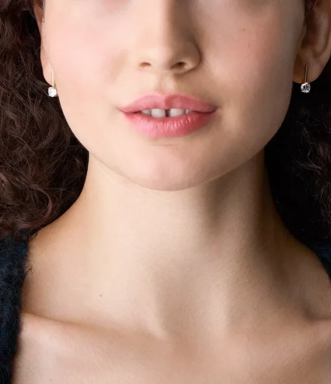 Boucles d’oreilles pendantes Ellis Shaky Glitz en acier inoxydable doré Boucles d’oreilles pendantes Ellis Shaky Glitz en acier inoxydable doré