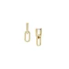 Boucles d’oreilles pendantes Heritage D-Link en acier inoxydable doré Boucles d’oreilles pendantes Heritage D-Link en acier inoxydable doré