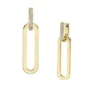 Boucles d’oreilles pendantes Heritage D-Link Glitz en acier inoxydable doré Boucles d’oreilles pendantes Heritage D-Link Glitz en acier inoxydable doré