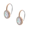 Boucles d’oreilles pendantes Merrit Classic en acier inoxydable doré à l’or rose et nacre Boucles d’oreilles pendantes Merrit Classic en acier inoxydable doré à l’or rose et nacre