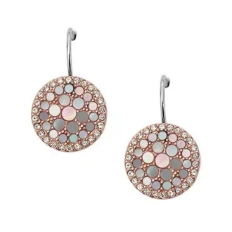 Boucles d&rsquo;oreilles pendantes Merrit Mosaic en nacre