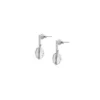 Boucles d’oreilles pendantes Merrit Timeless en acier inoxydable argenté et nacre Boucles d’oreilles pendantes Merrit Timeless en acier inoxydable argenté et nacre
