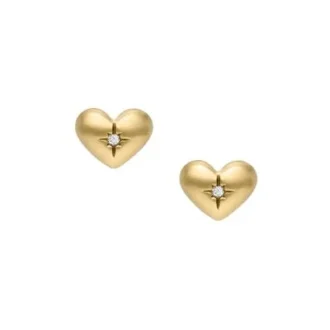 Boucles d&rsquo;oreilles Sadie All My Love en acier inoxydable doré