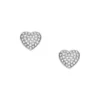 Boucles d’oreilles Sutton Glitz Heart en acier inoxydable Boucles d’oreilles Sutton Glitz Heart en acier inoxydable