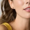Boucles d’oreilles Sutton Heartbeat en laiton doré Boucles d’oreilles Sutton Heartbeat en laiton doré