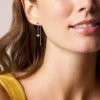 Boucles d’oreilles Sutton Heartbeat en laiton doré Boucles d’oreilles Sutton Heartbeat en laiton doré