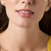 Boucles d’oreilles Sutton Heartbeat en laiton doré Boucles d’oreilles Sutton Heartbeat en laiton doré