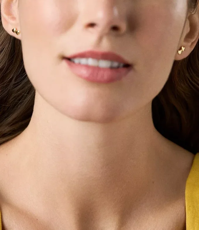 Boucles d’oreilles Sutton Heartbeat en laiton doré Boucles d’oreilles Sutton Heartbeat en laiton doré