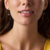 Boucles d’oreilles Sutton Heartbeat en laiton doré Boucles d’oreilles Sutton Heartbeat en laiton doré