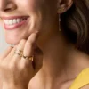 Boucles d’oreilles Sutton Heartbeat en laiton doré Boucles d’oreilles Sutton Heartbeat en laiton doré