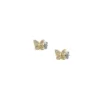 Boucles d’oreilles Sutton Pavé Butterfly en acier inoxydable doré Boucles d’oreilles Sutton Pavé Butterfly en acier inoxydable doré