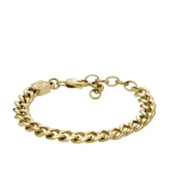 Bracelet à chaîne en acier inoxydable doré Ellis Core Chains