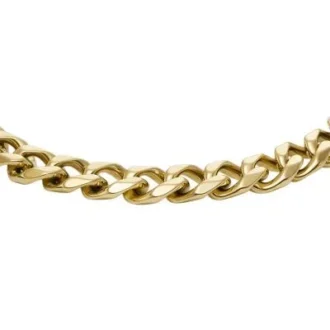 Bracelet à chaîne en acier inoxydable doré Ellis Core Chains