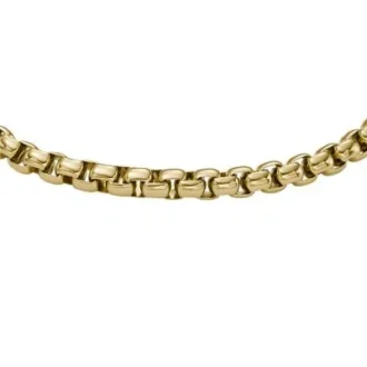 Bracelet à chaîne en acier inoxydable doré Ellis Core Chains