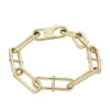 Bracelet chaîne en acier inoxydable doré Heritage D-Link Bracelet chaîne en acier inoxydable doré Heritage D-Link