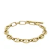 Bracelet chaîne en acier inoxydable doré Heritage D-Link Bracelet chaîne en acier inoxydable doré Heritage D-Link