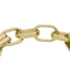 Bracelet chaîne en acier inoxydable doré Heritage D-Link Bracelet chaîne en acier inoxydable doré Heritage D-Link