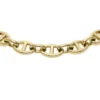 Bracelet chaîne en acier inoxydable doré Heritage D-Link Bracelet chaîne en acier inoxydable doré Heritage D-Link