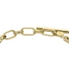 Bracelet chaîne en acier inoxydable doré Heritage D-Link Bracelet chaîne en acier inoxydable doré Heritage D-Link
