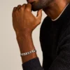 Bracelet chaîne en acier inoxydable Heritage D-Link