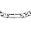 Bracelet chaîne en acier inoxydable Heritage D-Link