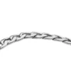 Bracelet chaîne en acier inoxydable Heritage D-Link