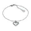 Bracelet à chaîne rotative en acier inoxydable Sutton Legacy Heart