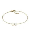 Bracelet à chaîne Sutton Radiant Wings avec papillon en nacre blanche