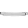 Bracelet d&rsquo;identification en acier inoxydable avec texture moletée à la machine