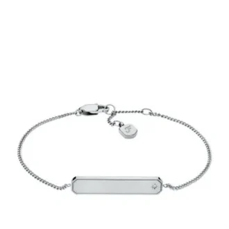 Bracelet d&rsquo;identification Sadie en acier inoxydable