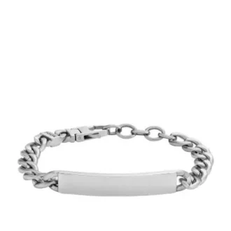 Bracelet d&rsquo;identité Ellis en acier inoxydable