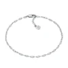 Bracelet de cheville Heritage D-Link en laiton argenté