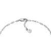 Bracelet de cheville Heritage D-Link en laiton argenté