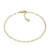 Bracelet de cheville Heritage D-Link en laiton doré