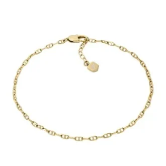 Bracelet de cheville Heritage D-Link en laiton doré
