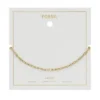 Bracelet de cheville Heritage D-Link en laiton doré
