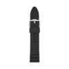 Bracelet de montre en silicone noir 22 mm