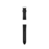 Bracelet de montre en silicone noir 22 mm