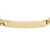 Bracelet Ellis en acier inoxydable doré Bracelet Ellis en acier inoxydable doré
