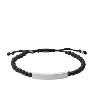 Bracelet Ellis Plaque en pierre de lave