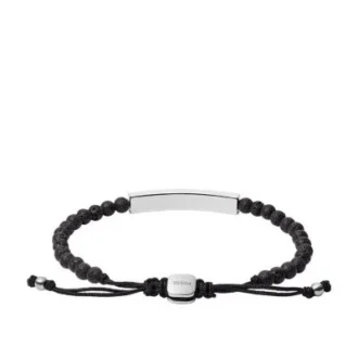 Bracelet Ellis Plaque en pierre de lave