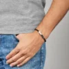 Bracelet Ellis Plaque en pierre de lave Bracelet Ellis Plaque en pierre de lave