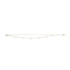 Bracelet Ellis Shaky Glitz en acier inoxydable doré à plusieurs rangs Bracelet Ellis Shaky Glitz en acier inoxydable doré à plusieurs rangs