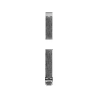 Bracelet en acier inoxydable fumé de 22 mm